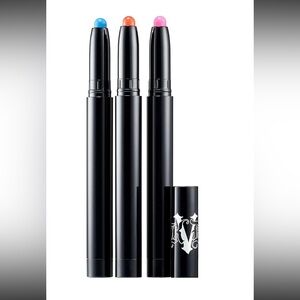 Kat Von D KVD Technicolor Crayon 3 Stick Set Blue, Pink, Orange NEW IN PACKAGE